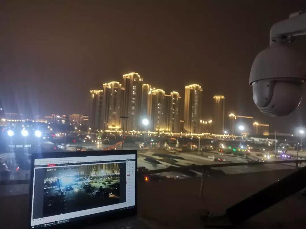 疫情隔离下云监工5G监控摄像头直播 见证中国速度